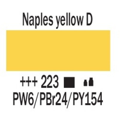 Неополітанський жовтий темний (223), 20 мл., акрилова фарба, Amsterdam Royal Talens