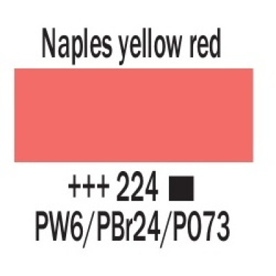 Неополітанський жовто-червоний (224), 20 мл., акрилова фарба, Amsterdam Royal Talens