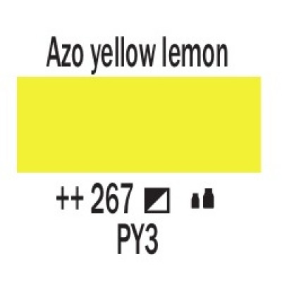 AZO Жовтий лимонний (267), 20 мл., акрилова фарба, Amsterdam Royal Talens