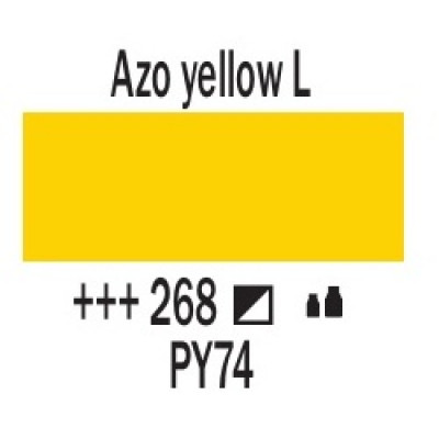 AZO Жовтий світлий (268), 20 мл., акрилова фарба, Amsterdam Royal Talens