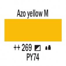 AZO Жовтий середній (269), 20 мл., AMSTERDAM, акрилова фарба