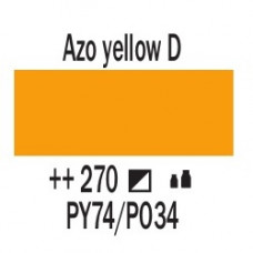 AZO Жовтий темний (270), 20 мл., AMSTERDAM, акрилова фарба