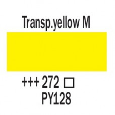 Прозорий жовтий середній (272), 20 мл., акрилова фарба, Amsterdam Royal Talens
