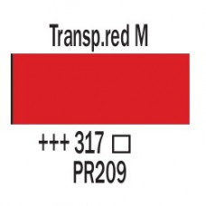 Прозрачный красный средний (317), 20 мл., AMSTERDAM, акриловая краска