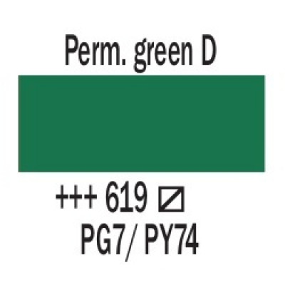 Перм. зелений темний (619), 20 мл., акрилова фарба, Amsterdam Royal Talens