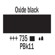 Оксидний чорний (735), 120 мл, акрилова фарба Amsterdam Royal Talens