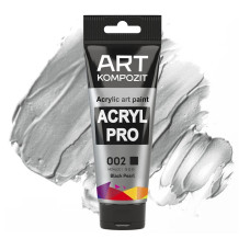 Черная жемчужина акриловая краска, 75 мл., 002 Acryl PRO ART Kompozit