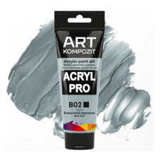 Голубая дымка акриловая краска, 75 мл., B02 Acryl PRO ART Kompozit