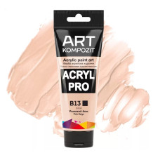 Розовый беж акриловая краска, 75 мл., B13 Acryl PRO ART Kompozit