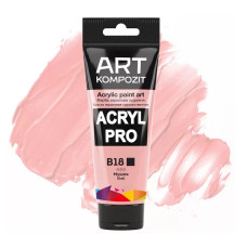 Ракушка - пастельная розовая акриловая краска, 75 мл., B18 Acryl PRO ART Kompozit