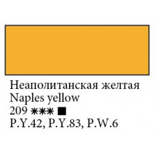 Неаполітанська жовта акрилова фарба, 46 мл., Ладога