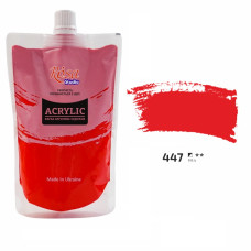 Яскраво-червона акрилова фарба, 200 мл., 447 ROSA Studio