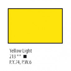 Желтая светлая акриловая краска, 75 мл, Сонет
