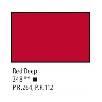 Красная темная акриловая краска, 75 мл, Сонет
