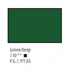 Зелена темна акрилова фарба, 75 мл, Сонет