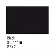 Черная акриловая краска, 75 мл, Сонет