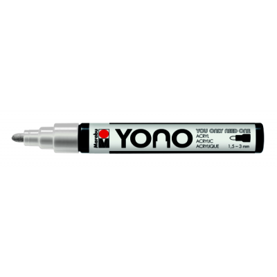 Акриловий маркер Білий, YONO 1.5-3 мм