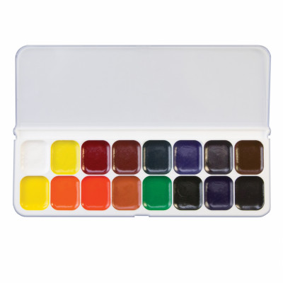 Акварельні фарби Луч Люкс (De Luxe), 16 кольорів