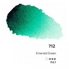 Изумрудно-зеленая акварельная краска, 2.5 мл, ROSA Gallery 712