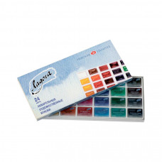 Набор акварельных красок, ТМ Ладога, 24 цвета, картон