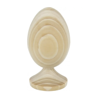 Дерев'яне яйце на підставці, висота з ніжкою 9,2 см.,