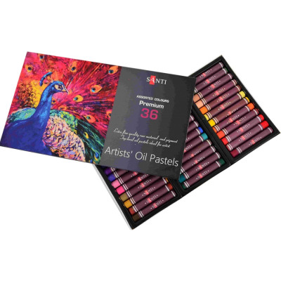 Пастель масляна в наборі 36 кольорів Санті 353188