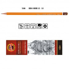 Олівець графітний, 3H, твердий, 1500 Koh-i-Noor