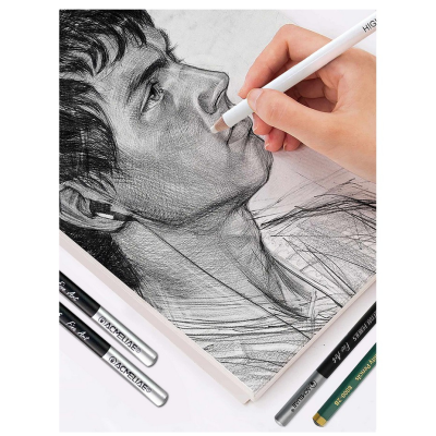 Набір вугільних білих олівців 43000 Acmeliae