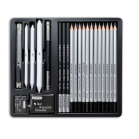Набір для графіки, 22 предмета в металевому футлярі 44054 Acmeliae