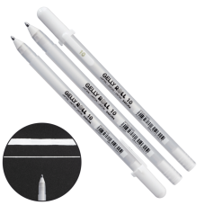 Біла гелева ручка, 0,5 мм., 10 BOLD Gelly Roll Basic, Sakura