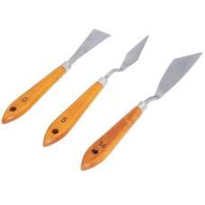 Набір мастихінів, 3 шт. різних форм та розмірів, Art Nation MPK-03