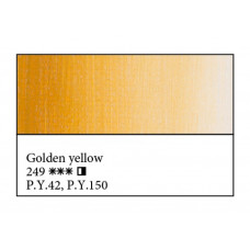 Золотисто-желтая масляная краска, 46мл, ЗХК Мастер Класс 249