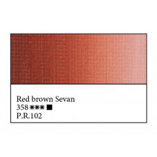 Червоно-коричнева Севан олійна фарба, 46 мл., Майстер Клас 358