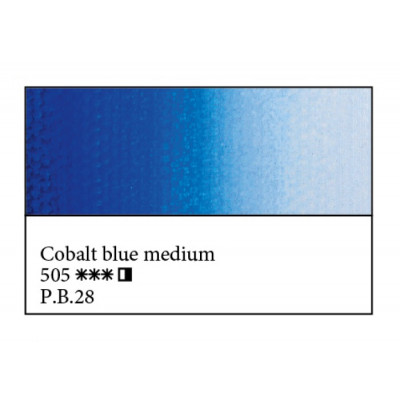 Кобальт синій середній олійна фарба, 46 мл., Майстер Клас 505