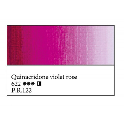 Фіолетово-рожевий хінакрідон олійна фарба, 46 мл., Майстер Клас 622