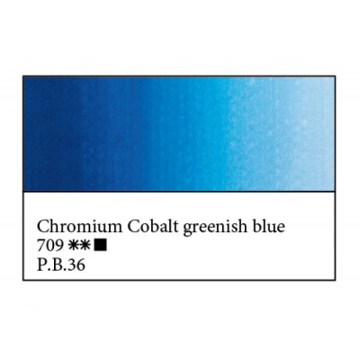 Хром-кобальт зелено-блакитний олійна фарба, 46 мл., Майстер Клас 709