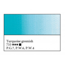 Турецкая зеленая масляная краска, 46мл, ЗХК Мастер Класс 733