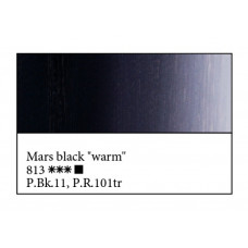 Марс черный тёплый масляная краска, 46мл, ЗХК Мастер Класс 813