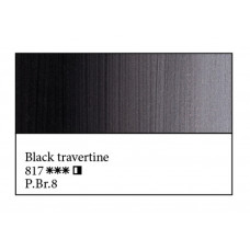 Чорний травертин олійна фарба, 46 мл., Майстер Клас 817