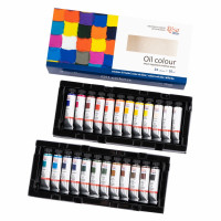 Набір олійних фарб, 24 кольори по 10 мл., ROSA Studio