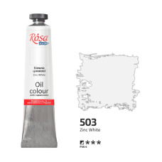 Білила цинкові олійна фарба,  45 мл., 503 ROSA Studio