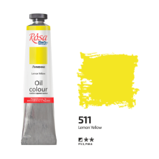 Лимонна олійна фарба,  45 мл., 511 ROSA Studio