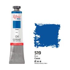Синя олійна фарба,  45 мл., 519 ROSA Studio