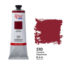 Карминовая масляная краска, 100 мл., 510 ROSA Studio
