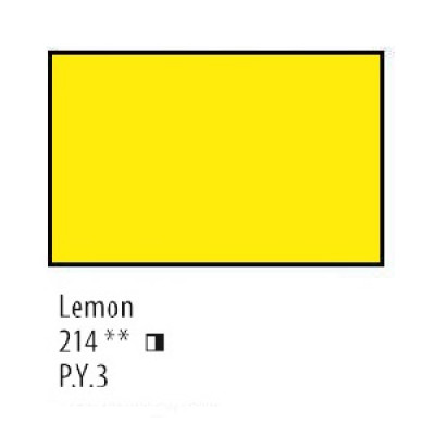 Лимонная масляная краска, 120мл, Сонет
