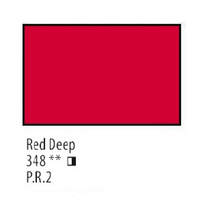 Красная темная масляная краска, 46мл, Сонет