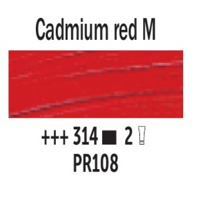 Кадмій червоний середній (314), олійна фарба 40 мл., Van Gogh