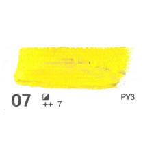 Желтая цинковая масляная краска, 60 мл., 07 OILS for ART Renesans