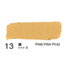 Охра желтая масляная краска, 60 мл., 13 OILS for ART Renesans