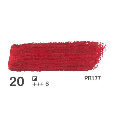 Краска масляная красная Renesans RENOIL60-20